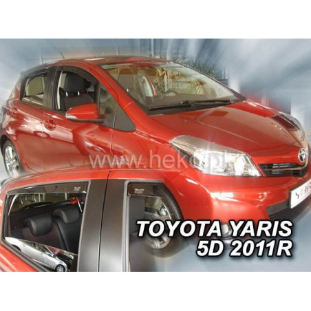 TOYOTA YARIS III (XP130) 5D FAIRINGS (REAR DEFLECTORS AS A SET) 2011_2020