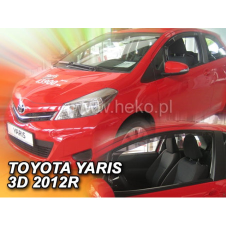 TOYOTA YARIS III (XP130) 3D FAIRINGS 2011_2020 (ONLY FRONT DEFLECTORS)