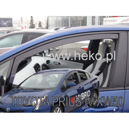 DEFLECTORS TOYOTA PRIUS IV XW50 5D 2016- (ONLY FRONT DEFLECTORS)