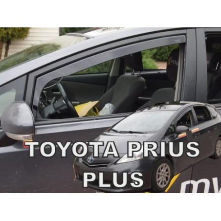 DEFLECTORS TOYOTA PRIUS PLUS 5D 2011- (ONLY FRONT DEFLECTORS)