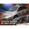 DEFLECTORS TOYOTA SIENNA II 5D 2003-2010 (ONLY FRONT DEFLECTORS)