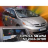 DEFLECTORS TOYOTA SIENNA II 5D 2003-2010 (REAR DEFLECTORS IN SET)