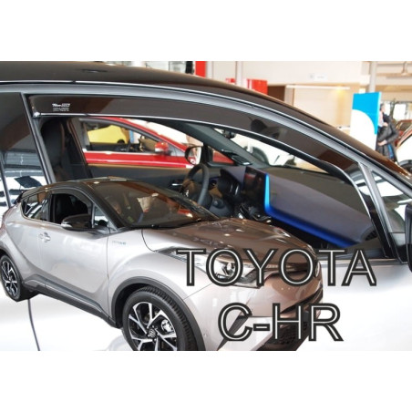 DEFLECTORS TOYOTA C-HR 5D 2016- (ONLY FRONT DEFLECTORS)