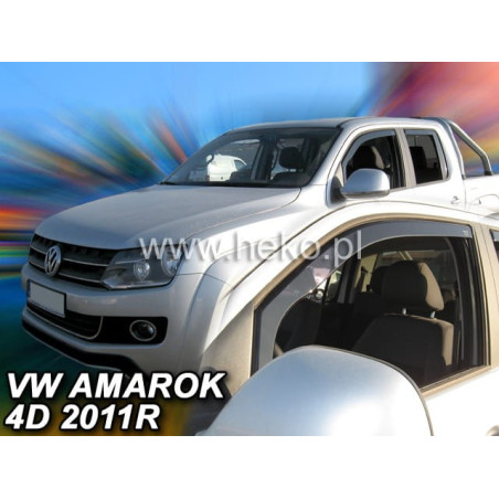 VOLKSWAGEN AMAROK 4D 2009 FAIRINGS (ONLY FRONT DEFLECTORS)