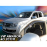 VOLKSWAGEN AMAROK 4D 2009 FAIRINGS (ONLY FRONT DEFLECTORS)