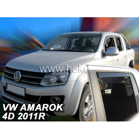 VOLKSWAGEN AMAROK 4D FAIRINGS (REAR DEFLECTORS IN SET) 2009