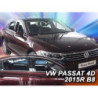 VOLKSWAGEN PASSAT B8 4D 2014- SEDAN DEFLECTORS (REAR DEFLECTORS AS A SET)