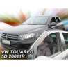 VOLKSWAGEN TOUAREG II 5D FAIRINGS 2010_2018 (ONLY FRONT DEFLECTORS)