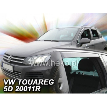 VOLKSWAGEN TOUAREG II 5D FAIRINGS (REAR DEFLECTORS IN SET) 2010_2018
