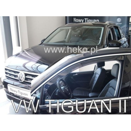 VOLKSWAGEN TIGUAN II 5D 2015- DEFLECTORS (ONLY FRONT DEFLECTORS)
