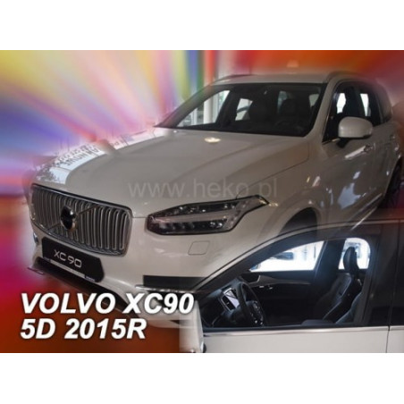 DEFLECTORS VOLVO XC 90 5D 2015- (ONLY FRONT DEFLECTORS)