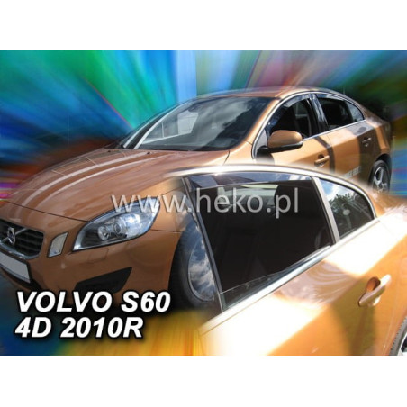 VOLVO S60 II 4D FAIRINGS (REAR DEFLECTORS IN SET) 2010_2019