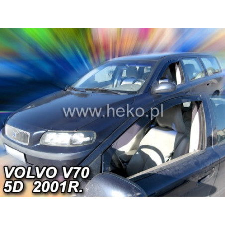 FAIRINGS VOLVO V|XC70 5D KOMBI 2000_2007 (ONLY FRONT DEFLECTORS)