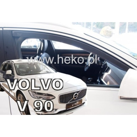 DEFLECTORS VOLVO S90 / V90 4/5D 2016-(ONLY FRONT DEFLECTORS)