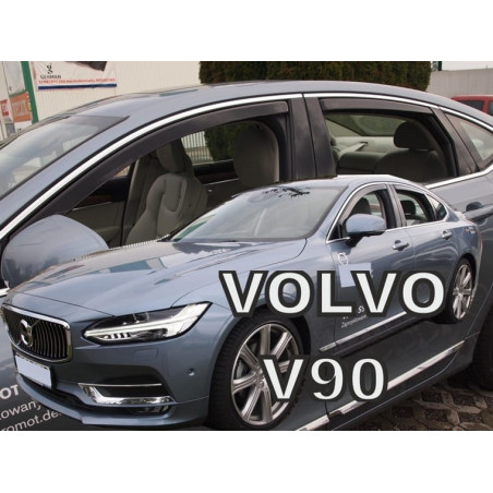 DEFLECTORS VOLVO S90 4D 2016- (REAR DEFLECTORS IN SET)