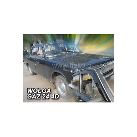 VOLGA GAZ 24 4D DEFLECTORS (STUCK ON FRAME) (ONLY FRONT DEFLECTORS)