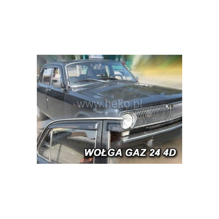VOLGA GAZ 24 4D DEFLECTORS (GLUED TO THE FRAME) (REAR DEFLECTORS AS A SET)