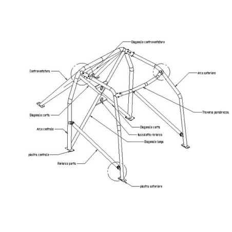 JAULA ANTIVUELCO SPARCO 00723095