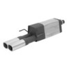 ESCAPE TRASERO REMUS CON 2 COLAS 92X78MM CROMO