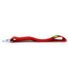 STAINLESS STEEL TOW HOOK INTERNAL DIAMETER 100 MM RED MATERIAL FABRIC
