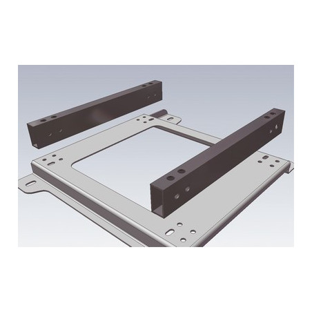 JUEGO PLETINAS DISTANCIADORAS ALUMINIO 25 O 50 MM