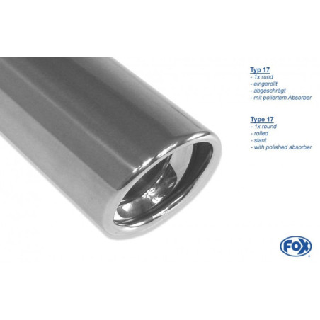 EXHAUST PIPE FOX RE152010-151