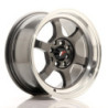 LLANTA JAPAN RACING JR12 15''X7,5 ET 26 4X100 4X108 CB 73,1 GUN METAL