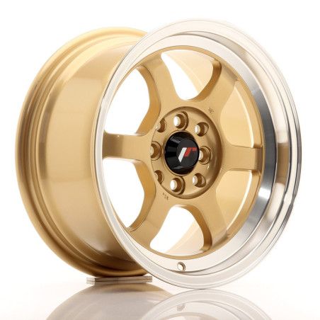 LLANTA JAPAN RACING JR12 15''X7,5 ET 26 4X100 4X114,3 CB 73,1 GOLD