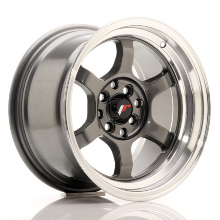 LLANTA JAPAN RACING JR12 15''X8,5 ET 13 4X100 4X114,3 CB 73,1 GUN METAL