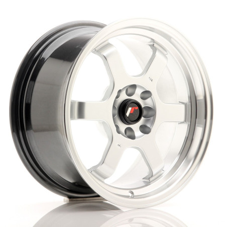 LLANTA JAPAN RACING JR12 16X8 ET 15 4X114,3 4X100 CB 73,1 SILVER