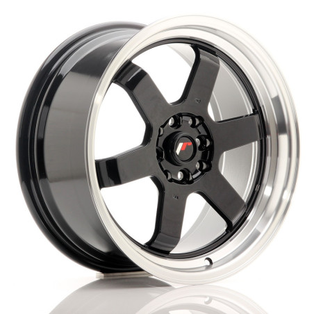 LLANTA JAPAN RACING JR12 17X8 ET 33 4X100 4X114,3 CB 73,1 BLACK