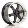 RIM JAPAN RACING JR12 17X8 ET 33 4X100 4X114.3 CB 73.1 BLACK