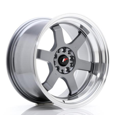 LLANTA JAPAN RACING JR12 18X10 ET 20 5X114,3 5X120 CB 74,1 GUN METAL