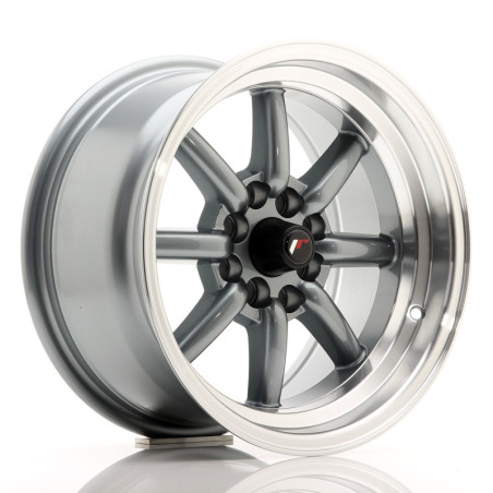 LLANTA JAPAN RACING JR19 15''X8 ET 0 4X114,3 4X100 CB 73,1 GUN METAL