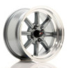 LLANTA JAPAN RACING JR19 15''X8 ET 0 4X100 4X108 CB 73,1 GUN METAL
