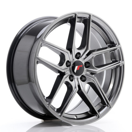 JAPAN RACING RIM JR25 18X8.5 ET 40 5X112 CB 66.6 HYPER BLACK