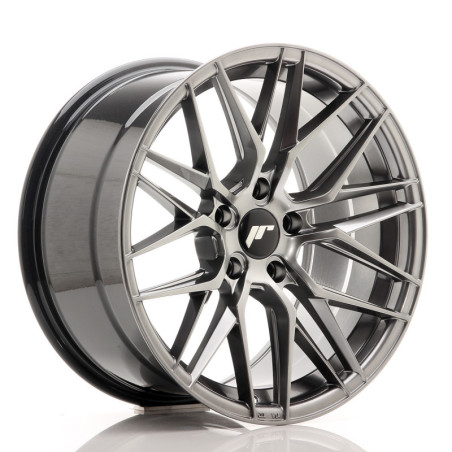 JAPAN RACING RIM JR28 18X9.5 ET 35 5X120 CB 72.6 HYPER BLACK