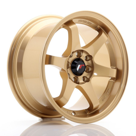 LLANTA JAPAN RACING JR3 15''X8 ET 25 4X100 4X114,3 CB 73,1 GOLD
