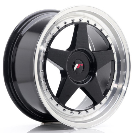 JAPAN RACING JR6 RIM 18X8.5 ET BLANK BLANK CB 74.1 BLACK