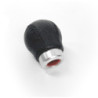 Round black leather gear knob | OCC Motorsport