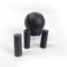 Round black leather gear knob | OCC Motorsport