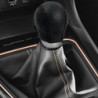 Round black leather gear knob | OCC Motorsport