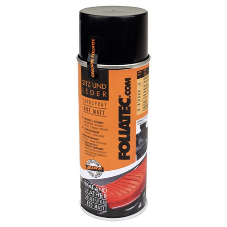 FOLIATEC SPRAY COLOR ROJO MATE PARA PIEL 1 X 400 ML