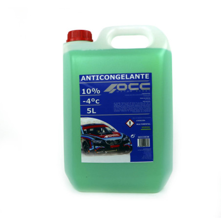 ANTICONGELANTE VERDE 10% -4ºC 5 LITROS