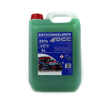 ANTICONGELANTE VERDE 30% -16ºC 5 LITROS