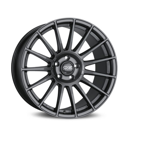 LLANTA OZ SUPERTURISMO DAKAR 9,5x21 ET46 5x130 71,56 MATT GRAPHITE PLATA LETTERING