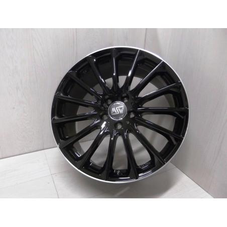 LLANTA MSW MSW 30 8,5x20 ET45 5x112 73 NEGRO BRILLANTE+DIAMOND LIP