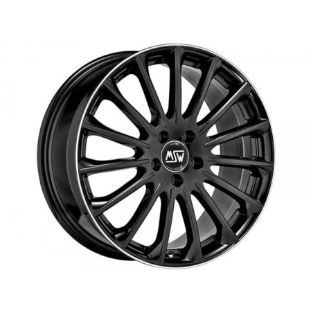 RIM MSW MSW 30 7,5x18 ET33 5x112 73 GLOSSY BLACK+DIAMOND LIP