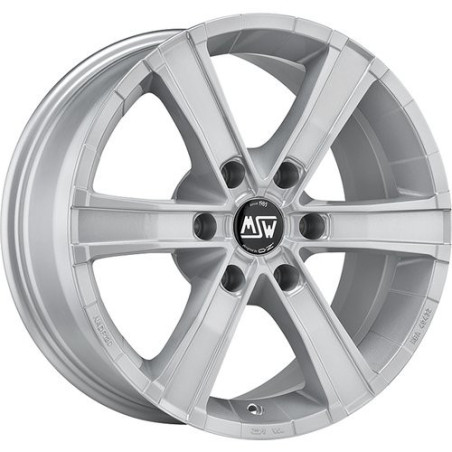 RIM MSW SAHARA 6 MSW 8x18 ET35 6x114.30 66.1 SILVER