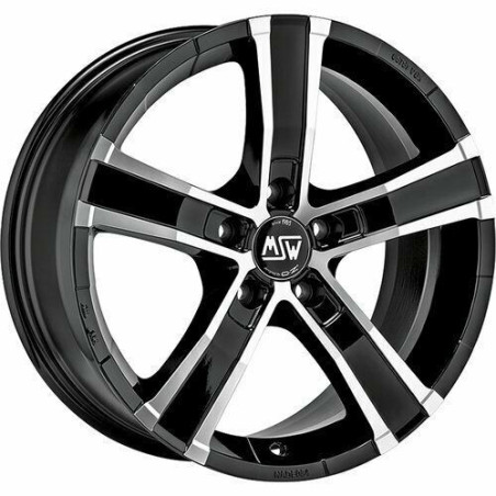 RIM MSW SAHARA 5 MSW 8x18 ET35 5x150 110.1 POLISHED BLACK (GBFP)